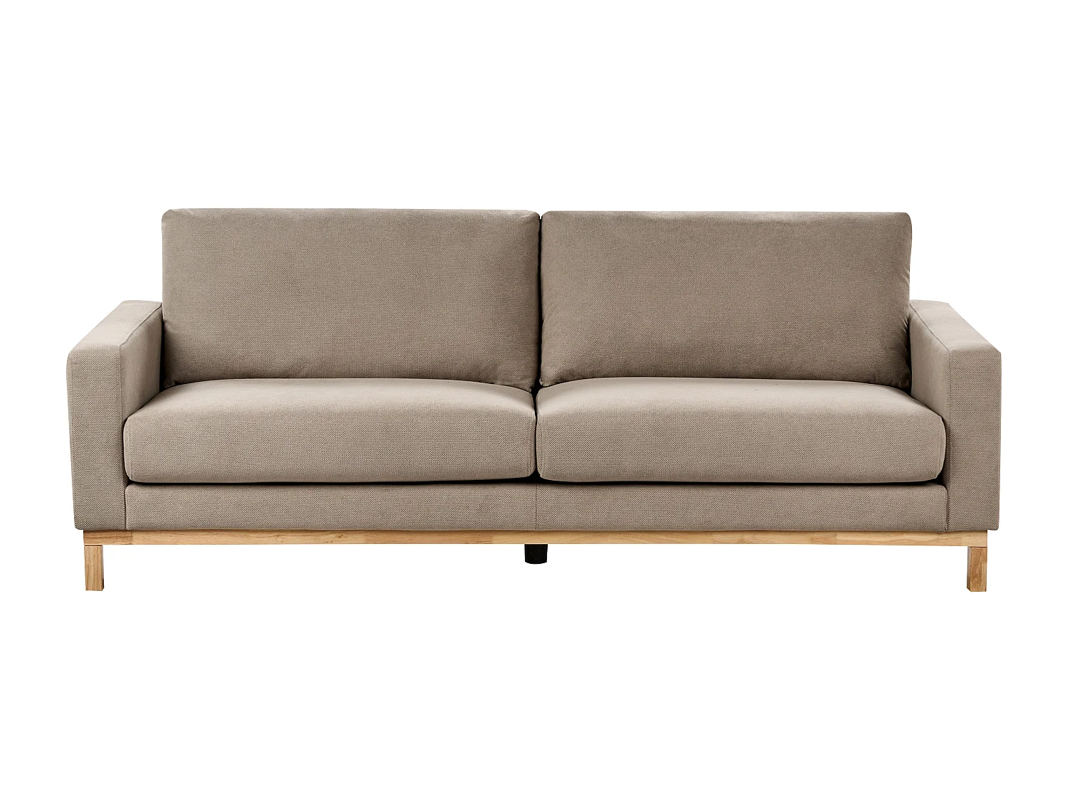 Canapé 3 places SIGGARD Tissu Taupe