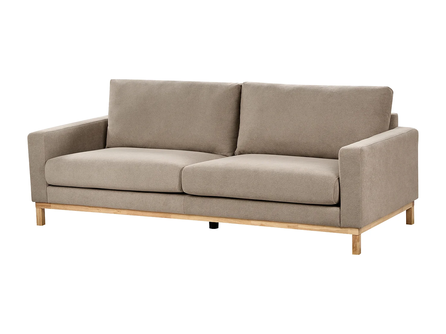 Canapé 3 places SIGGARD Tissu Taupe