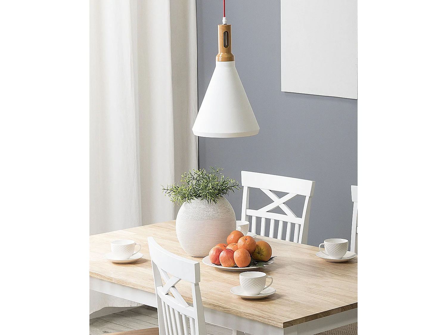 Hanglamp MACKENZIE Metaal Wit