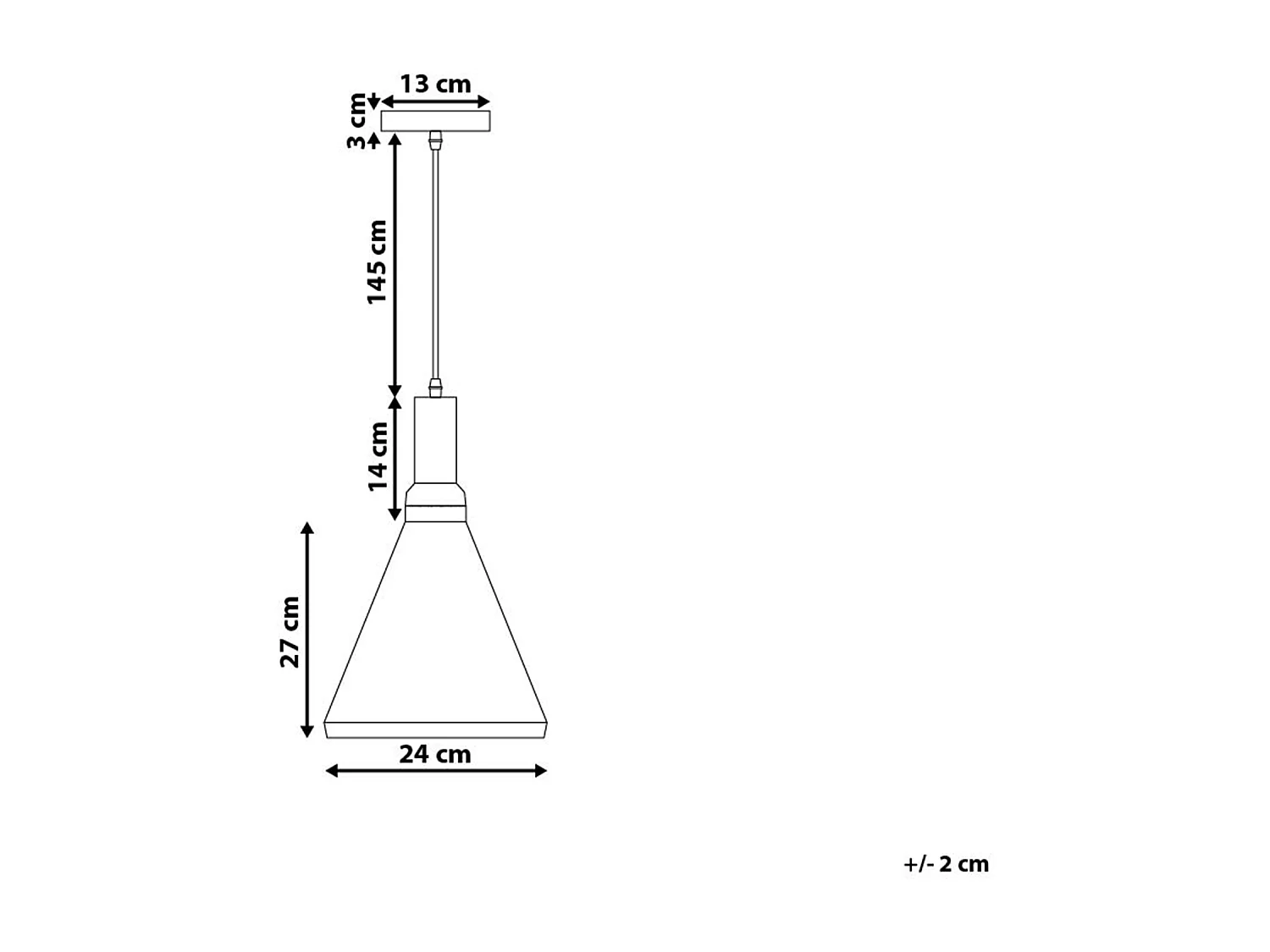 Lampe suspension MACKENZIE Métal Blanc