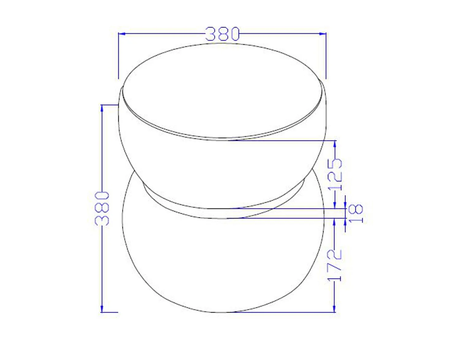 Pouf Nuage petit modèle