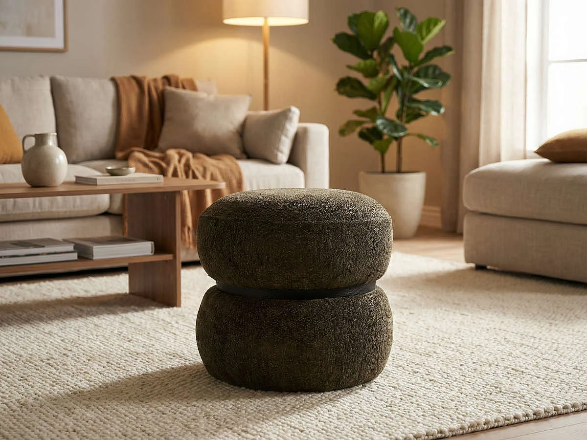 Pouf Nuage petit modèle vert