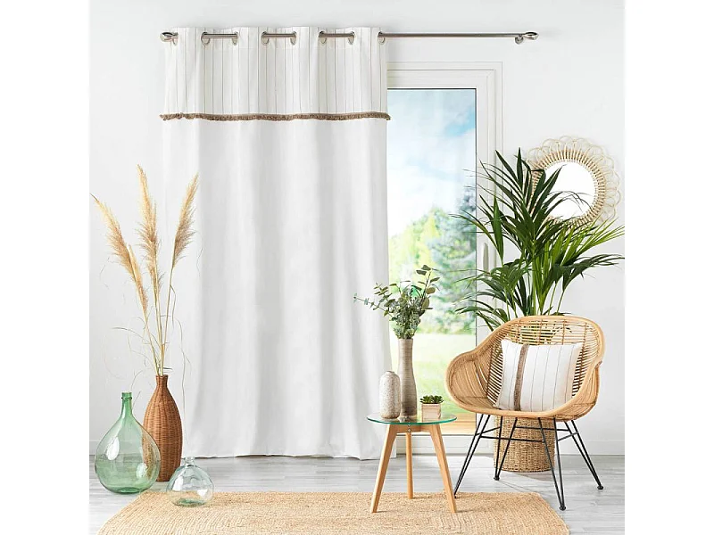 Rideau à Œillets "Alizée" 140x240cm Lin