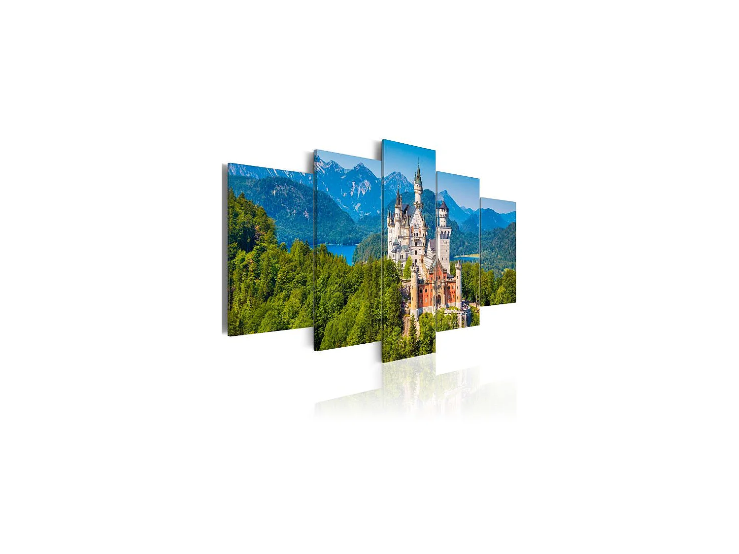 Tableau Neuschwanstein Castle 100x50 cm