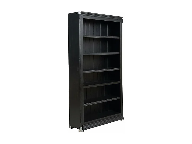 Bibliothèque modulable ouverte MDF Noir - Harmonie Interior's