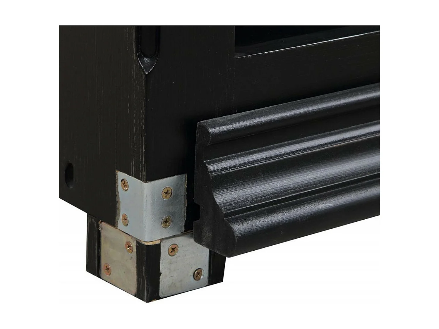 Bibliothèque modulable ouverte MDF Noir - Harmonie Interior's