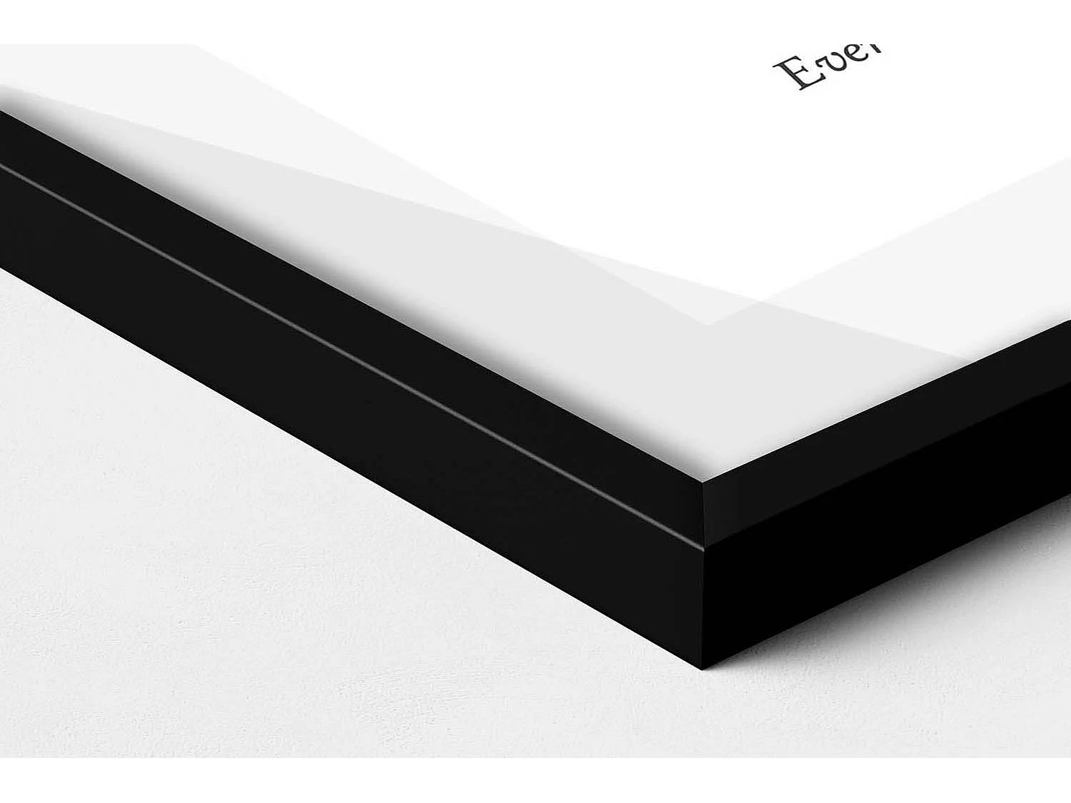 Decoratief schilderij met zwarte lijst, Lineaire bohemien abstractie 60 x 80 cm – Perfect voor de woon- of slaapkamer