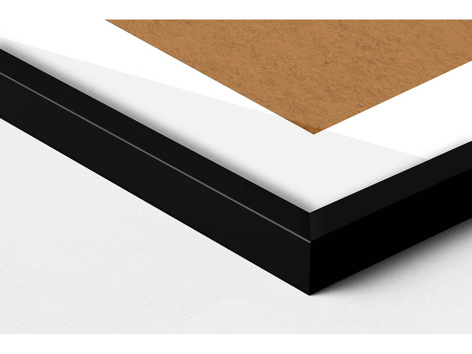 Dekoratives Gemälde mit schwarzem Rahmen, abstrakte böhmische Komposition 70 x 100 cm – perfekt für das Wohn- oder Schlafzimmer