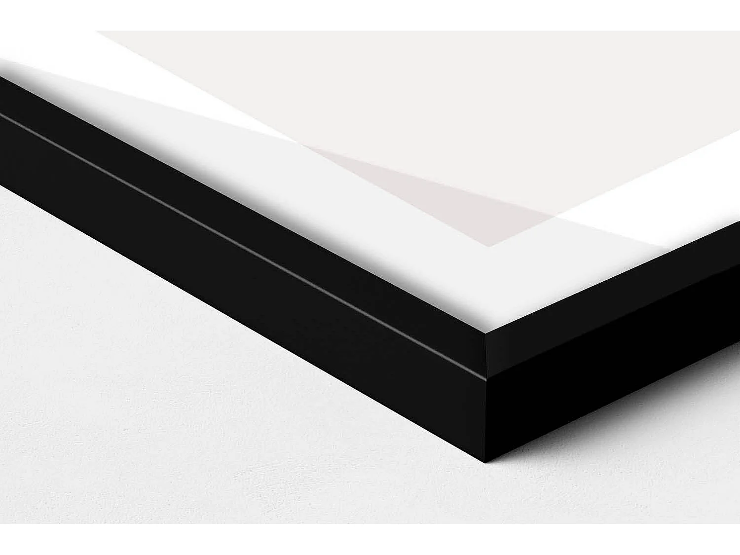 Dekoratives Gemälde mit schwarzem Rahmen, böhmische Formen mit Gold 60 x 80 cm – Perfekt für das Wohn- oder Schlafzimmer