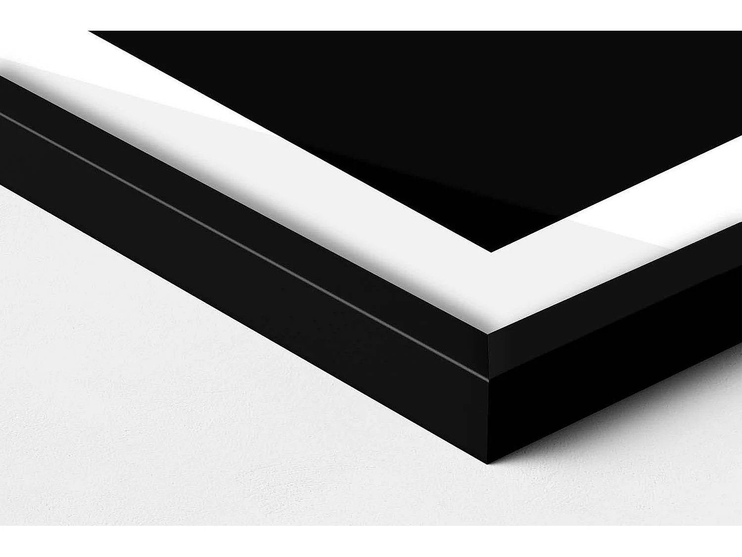 Quadro decorativo con cornice nera, Cosmo e stelle 50 x 50 cm - Perfetto per il soggiorno o la camera da letto