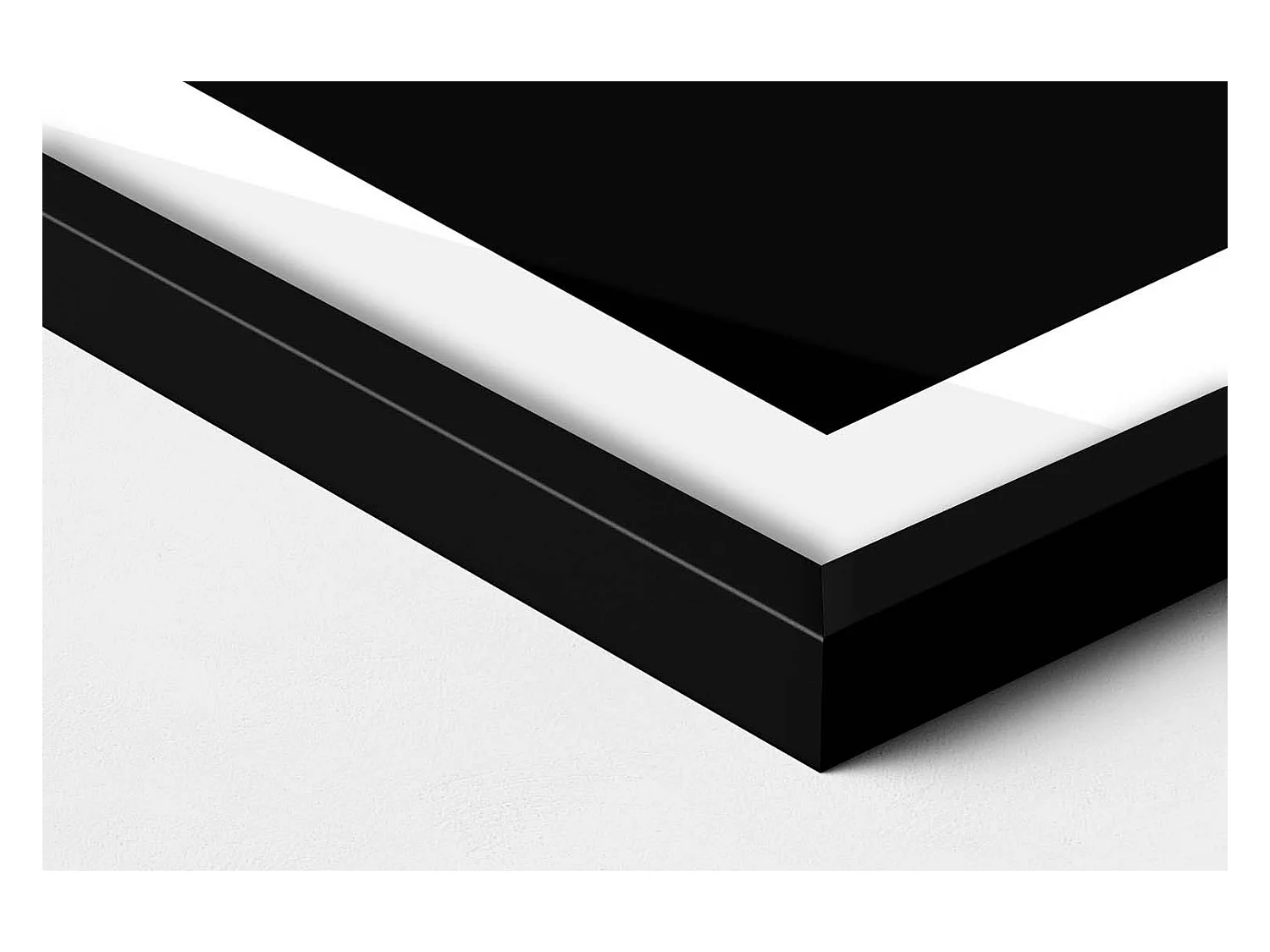 Dekoratives Gemälde mit schwarzem Rahmen, Kosmos und Sternen 50 x 50 cm – Perfekt für das Wohn- oder Schlafzimmer