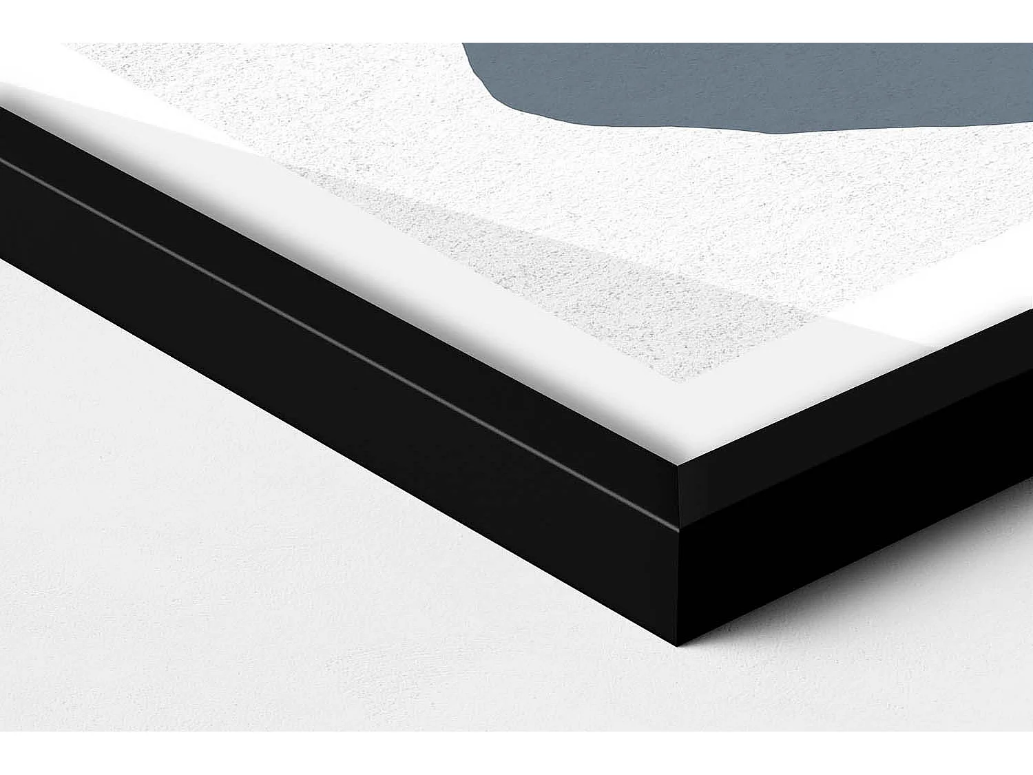 Dekoratives Gemälde mit schwarzem Rahmen, abstrakte böhmische Komposition 60 x 40 cm – perfekt für das Wohn- oder Schlafzimmer