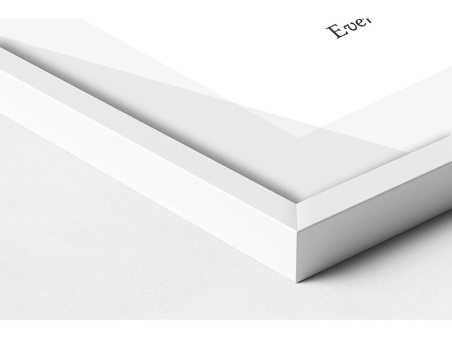 Dekoratives Gemälde mit weißem Rahmen, lineare böhmische Abstraktion 60 x 80 cm – perfekt für das Wohn- oder Schlafzimmer