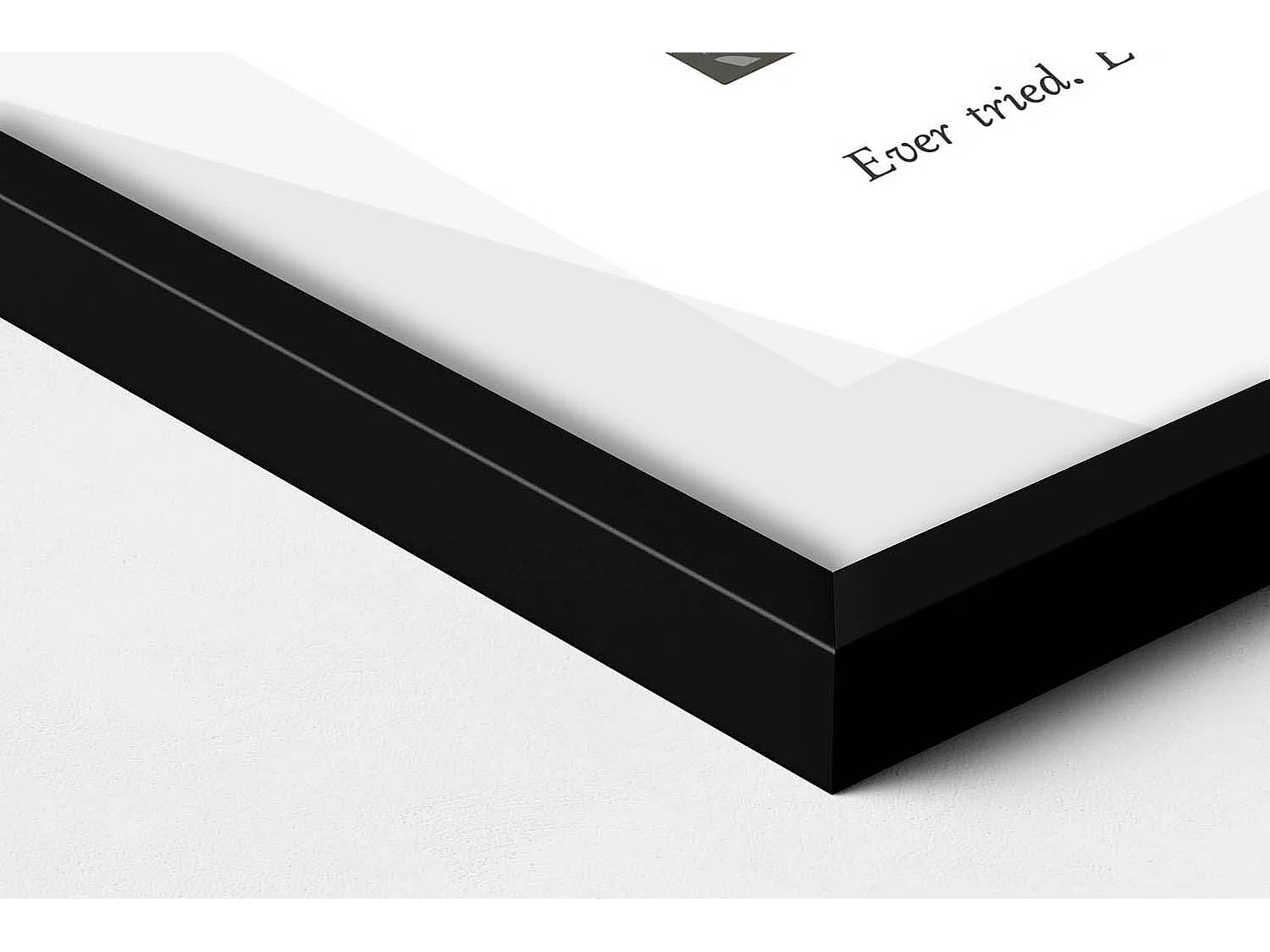 Dekoratives Gemälde mit schwarzem Rahmen, lineare böhmische Abstraktion 50 x 70 cm – perfekt für das Wohn- oder Schlafzimmer