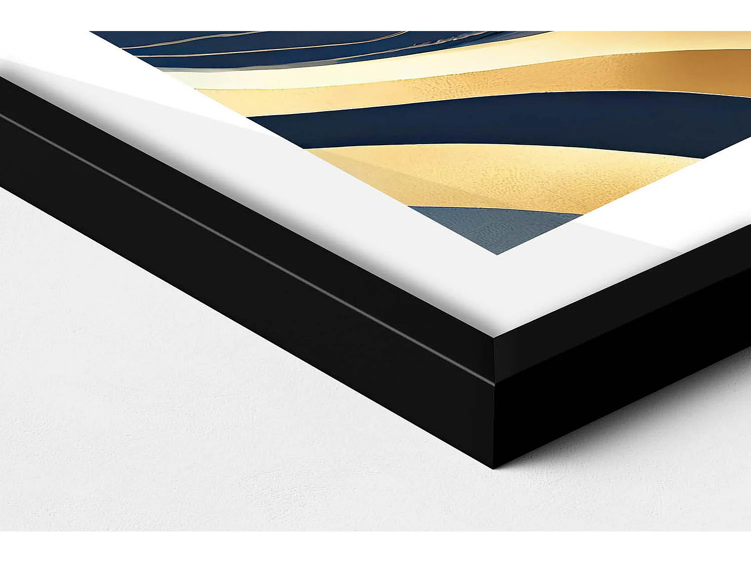 Decoratief schilderij met zwarte lijst, Tent in de bergen van IJsland 50 x 50 cm - Perfect voor de woon- of slaapkamer