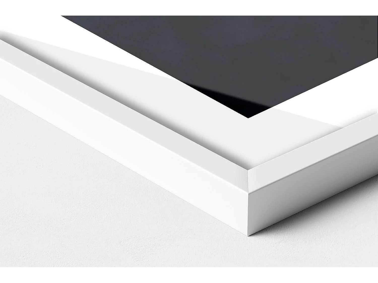 Dekoratives Gemälde mit weißem Rahmen, asiatischem Turm und Kirschblüten 100 x 70 cm – Perfekt für das Wohn- oder Schlafzimmer