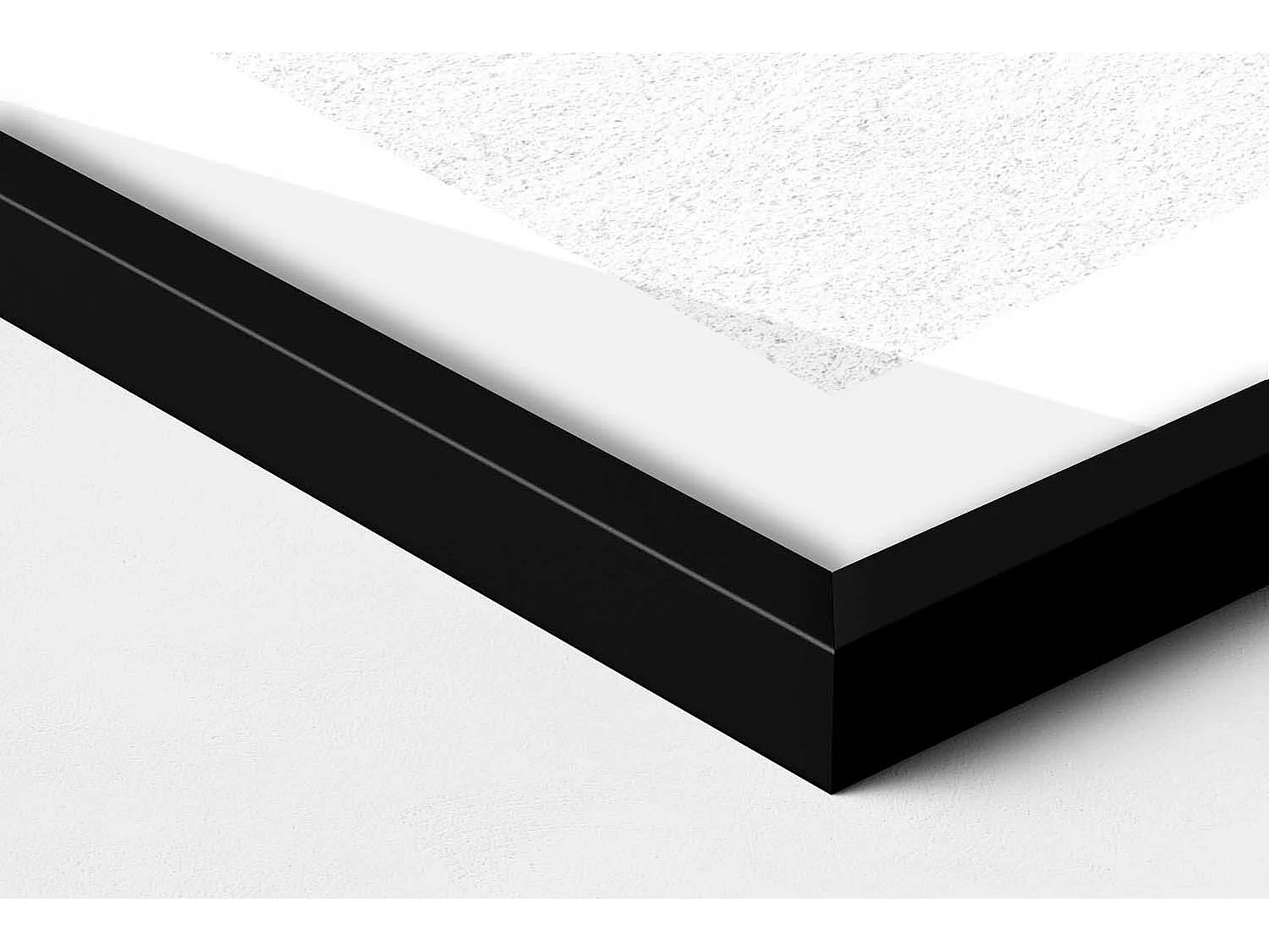 Dekoratives Gemälde mit schwarzem Rahmen, abstrakte böhmische Komposition 100 x 70 cm – perfekt für das Wohn- oder Schlafzimmer