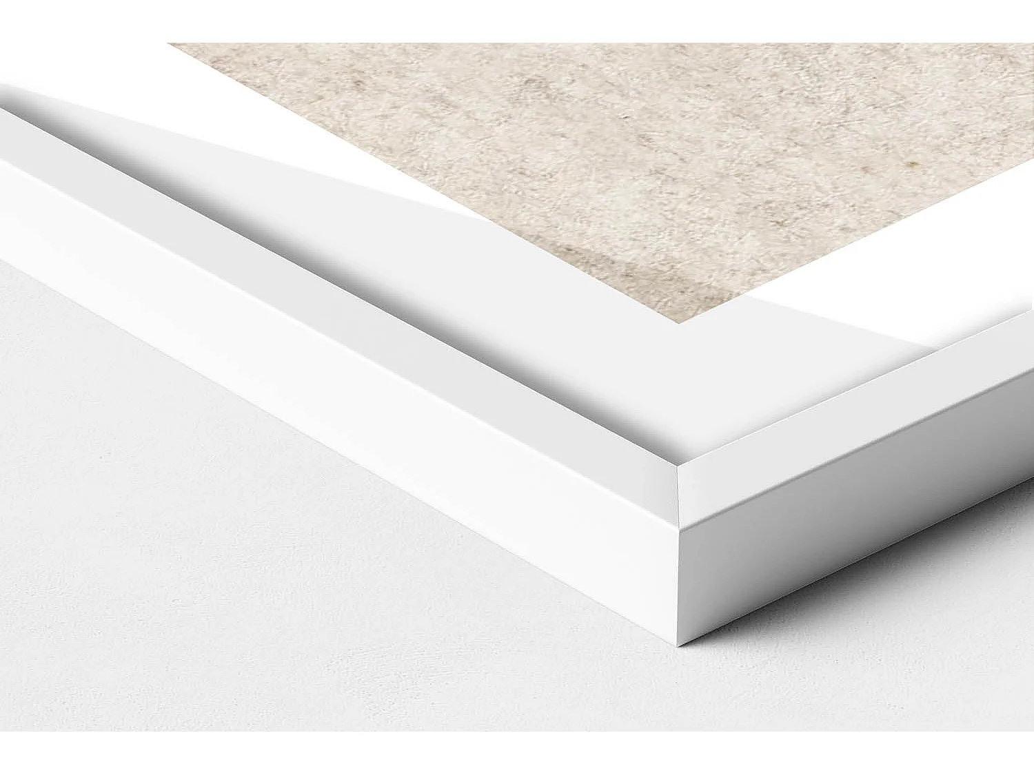 Quadro decorativo con cornice bianca, arte giapponese del sole al tramonto 100 x 70 cm – Perfetto per il soggiorno o la camera da letto