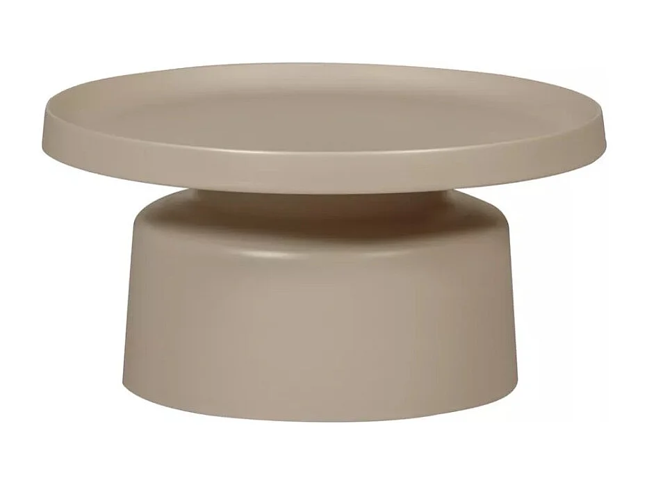 PEER - Table basse en métal sable D74