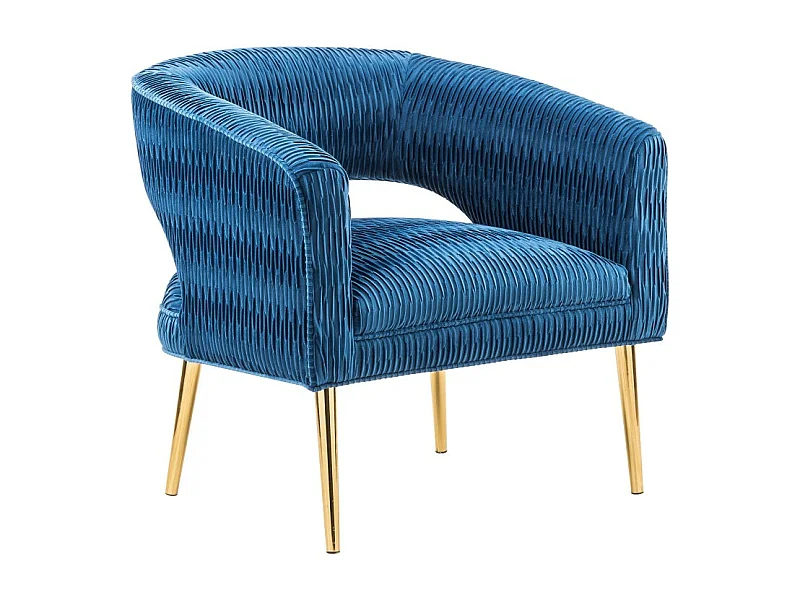 Relax Fauteuil Salong/Tissu/Bleu