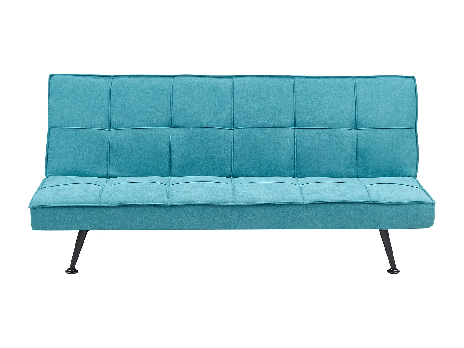 Divano letto HASLE Tessuto Blu oltremare 3 posti