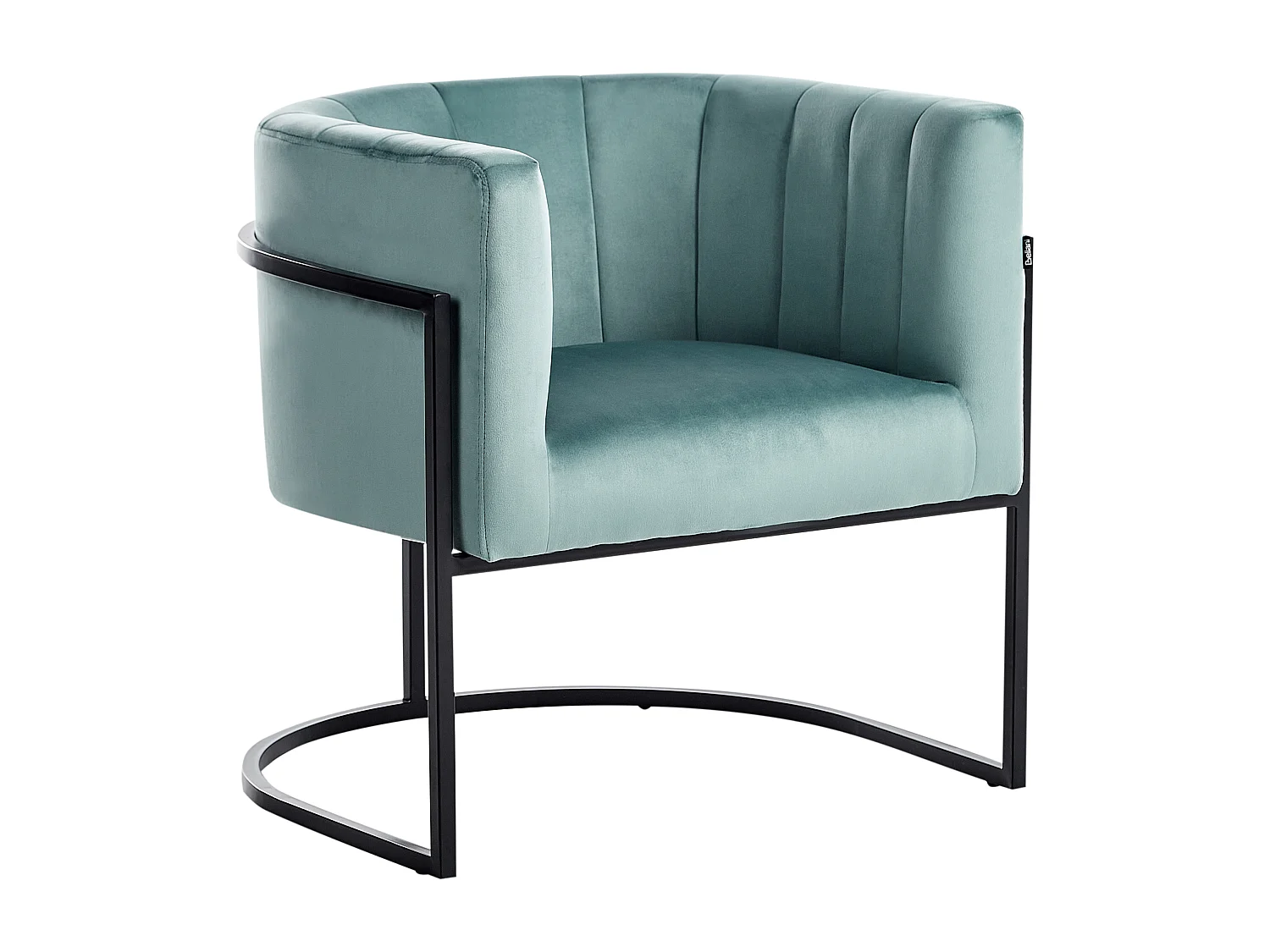 Fauteuil LARVIK II Fluweel Mintgroen