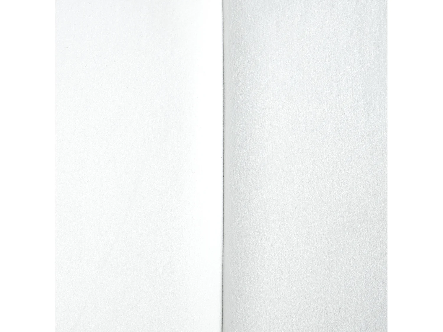 Fauteuil LARVIK II Velours Blanc