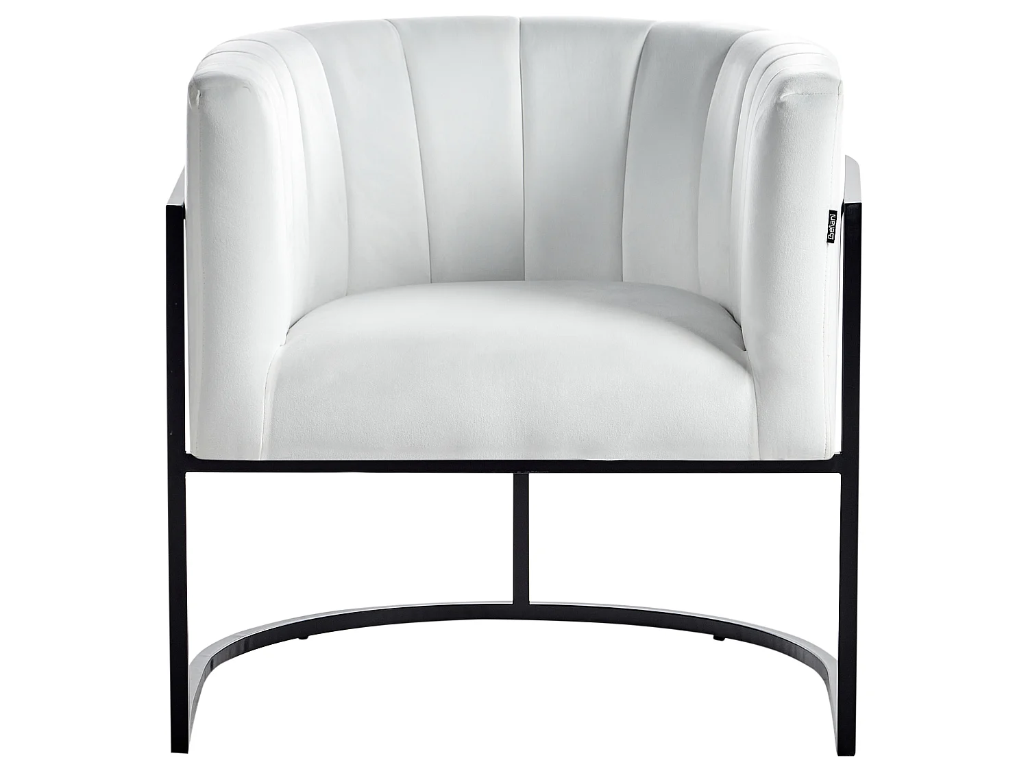 Armchair LARVIK II Velvet White