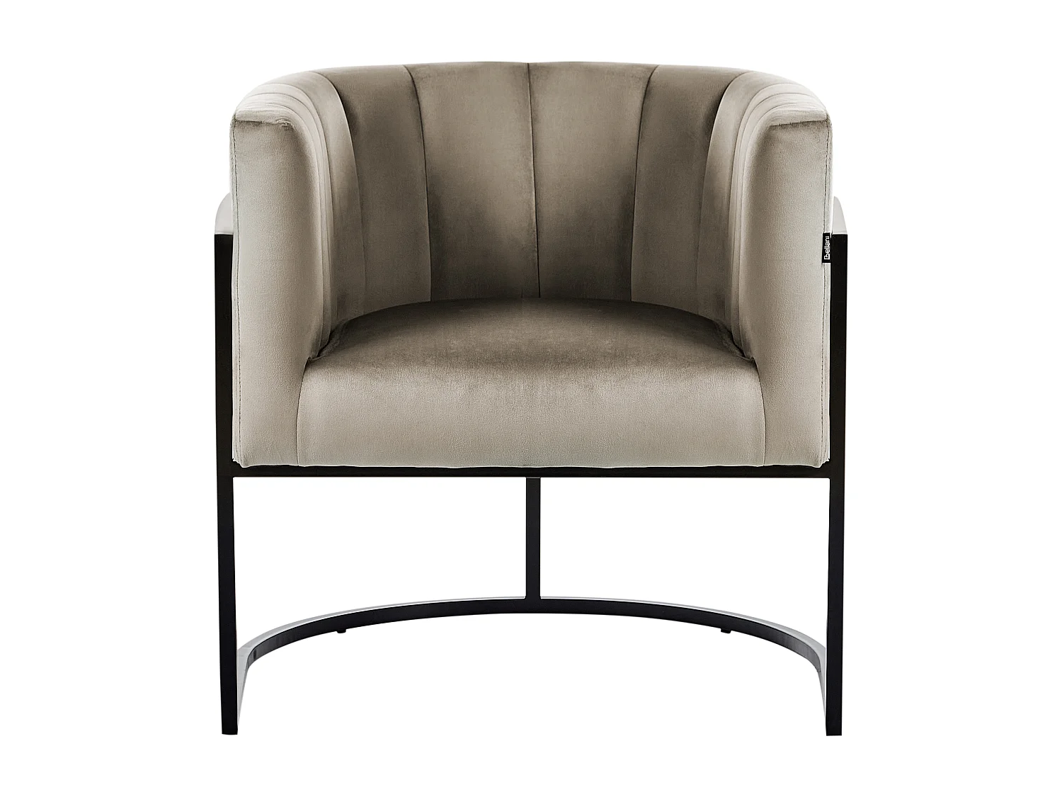 Fauteuil LARVIK II Velours Taupe