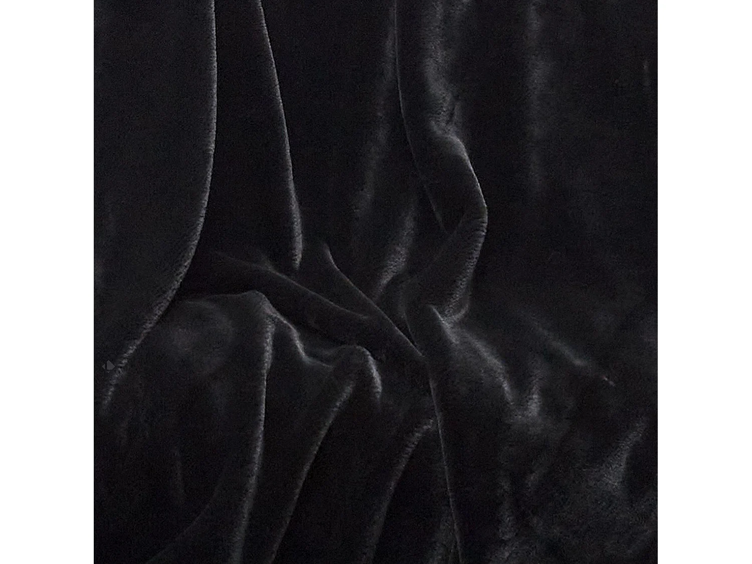 Plaid fausse fourrure collection OPULENCE 120x150 cm coloris noir