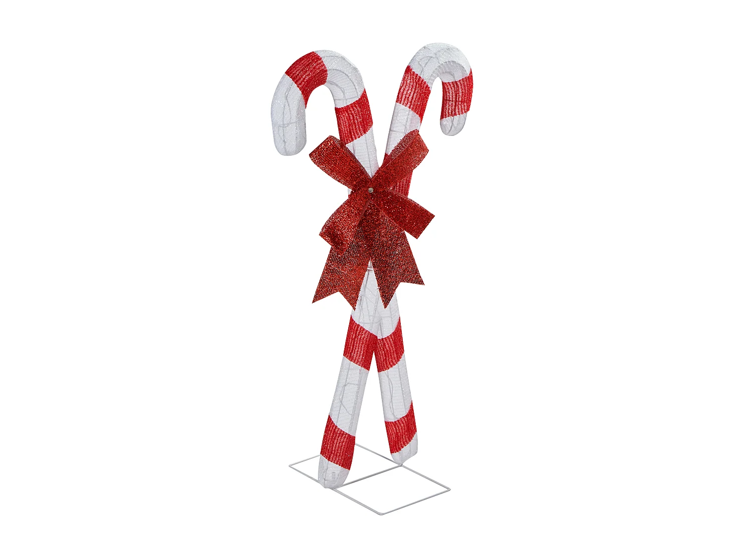 Décoration extérieure LED OLASVIK 90 cm Rouge Blanc