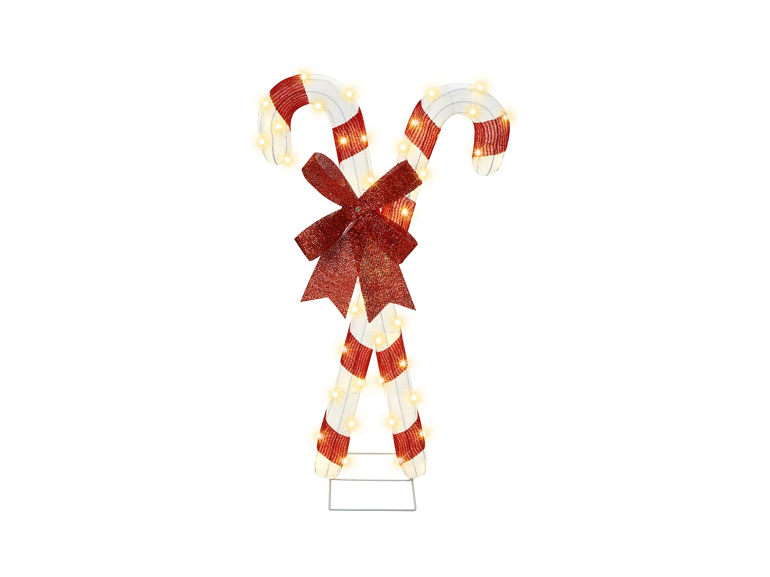 Décoration extérieure LED OLASVIK 90 cm Rouge Blanc