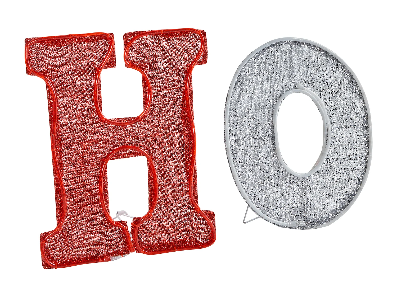 Décoration extérieure LED GRENVIK 40 cm Rouge Blanc