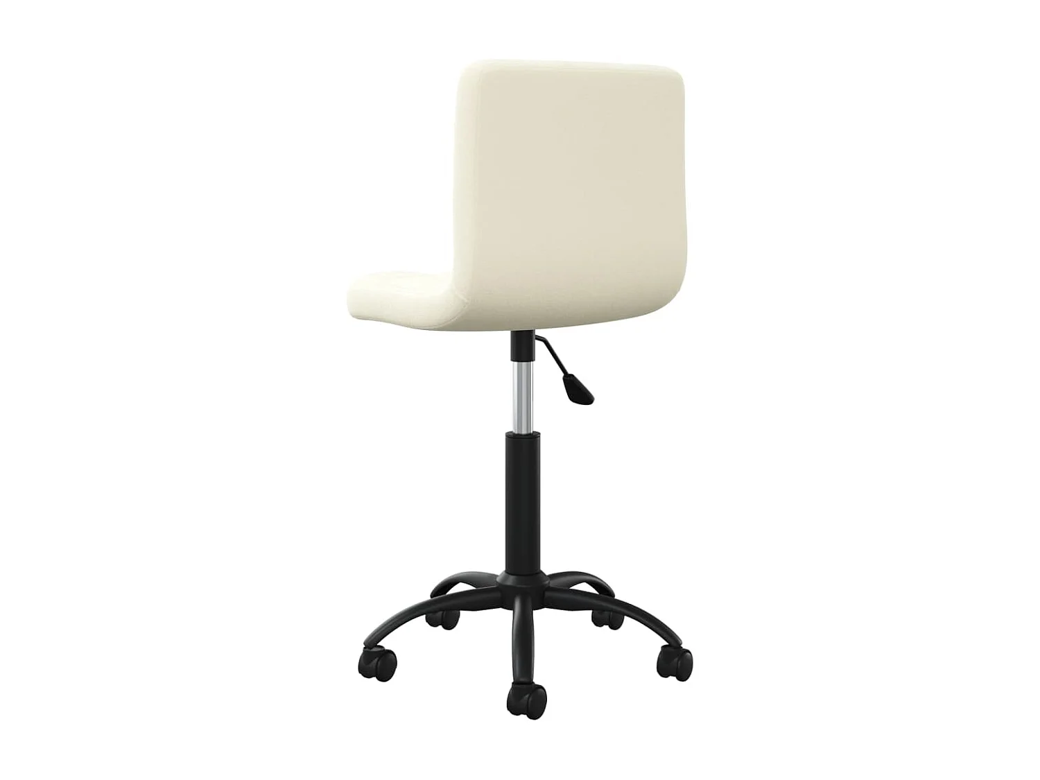 Sedia Girevole da Ufficio Crema in Velluto