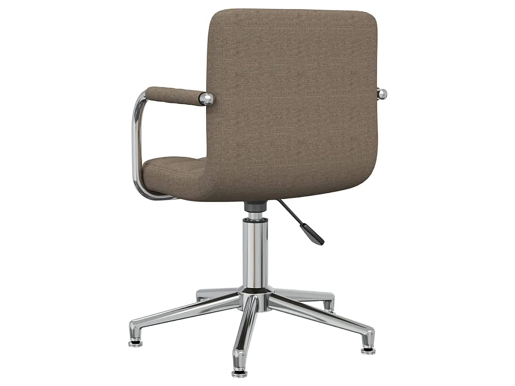 Obrotowe Biuro Krzesło Taupe Elegancki Design z Optymalnym Komfortem