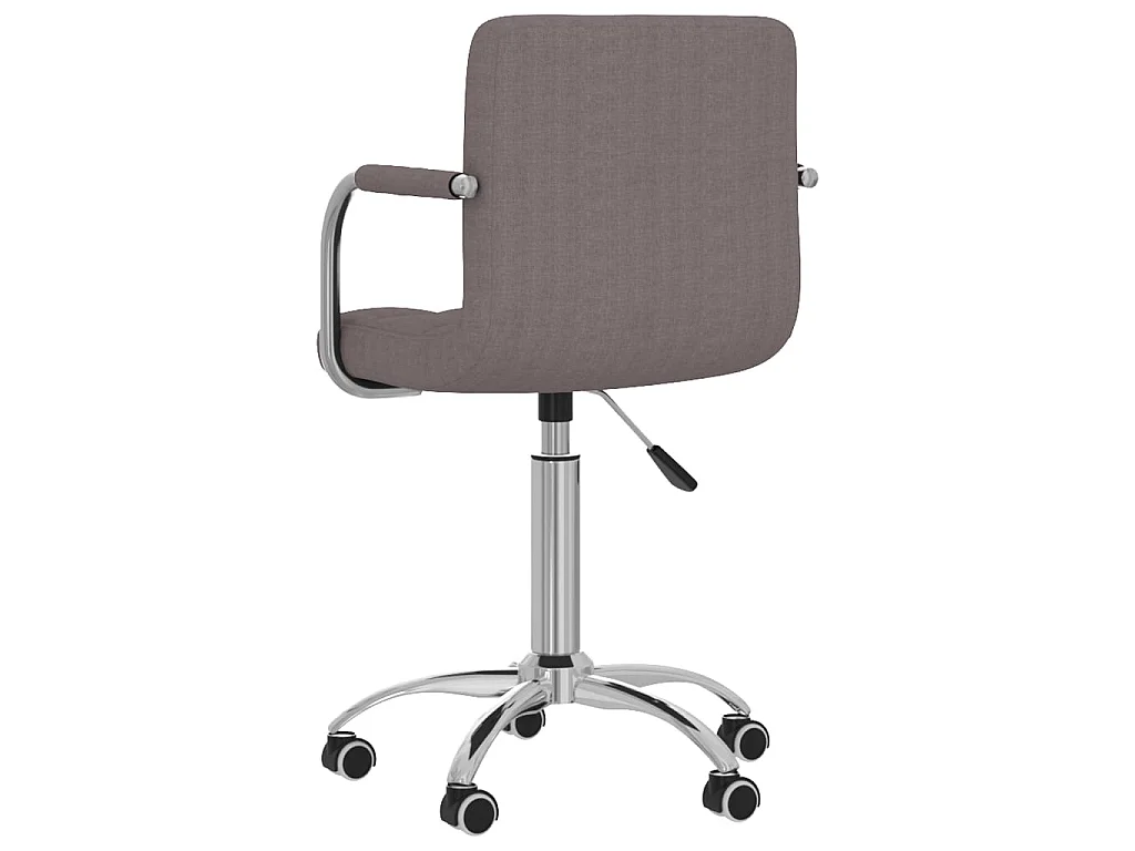 Sedia da Ufficio Girevole Tortora in Tessuto