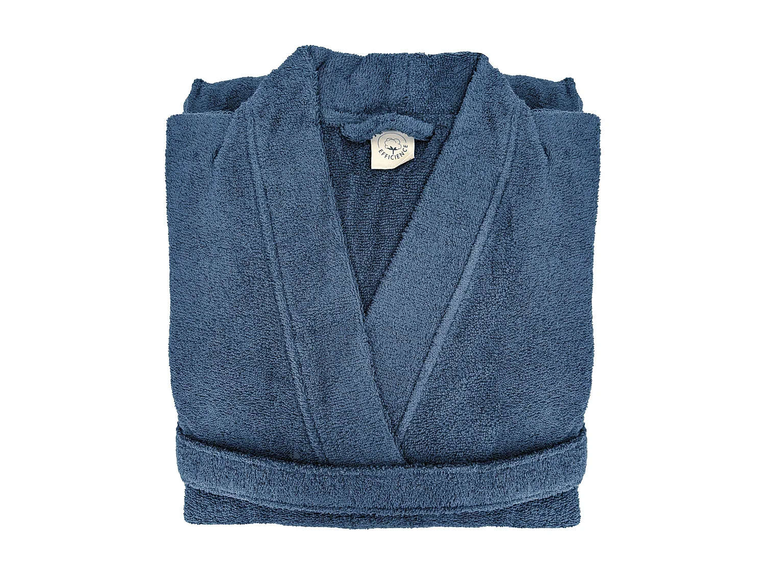 Peignoir kimono adulte EFFICIENCE PURE coton XL bleu Pacific