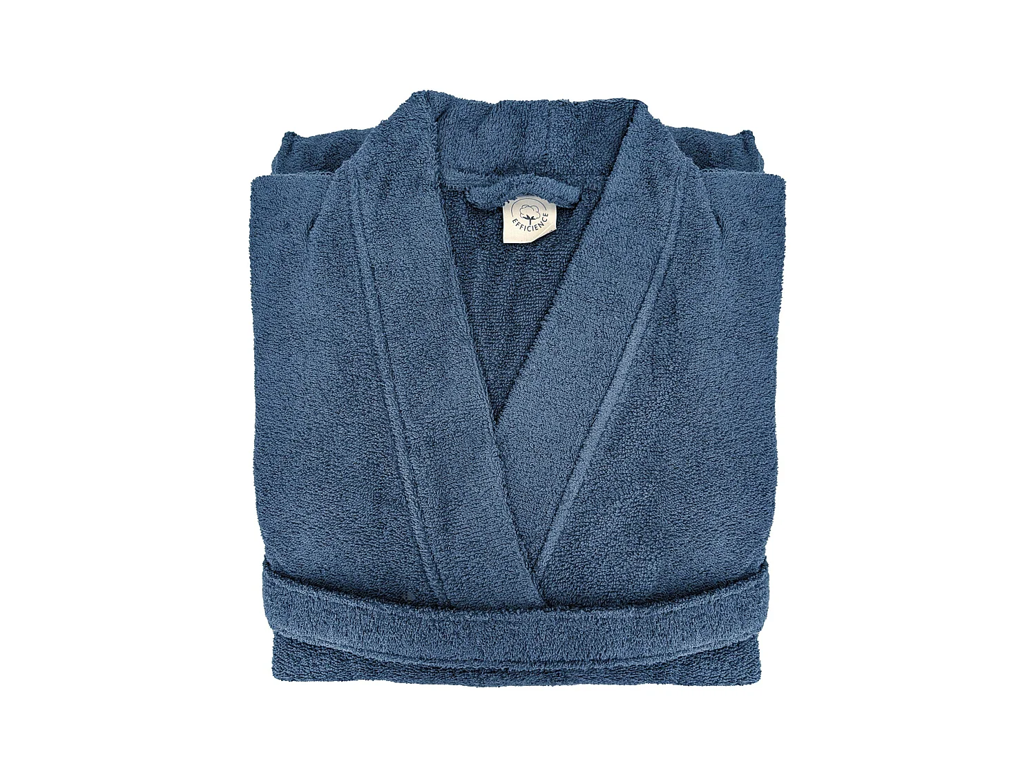 Peignoir kimono adulte EFFICIENCE PURE coton XL bleu Pacific