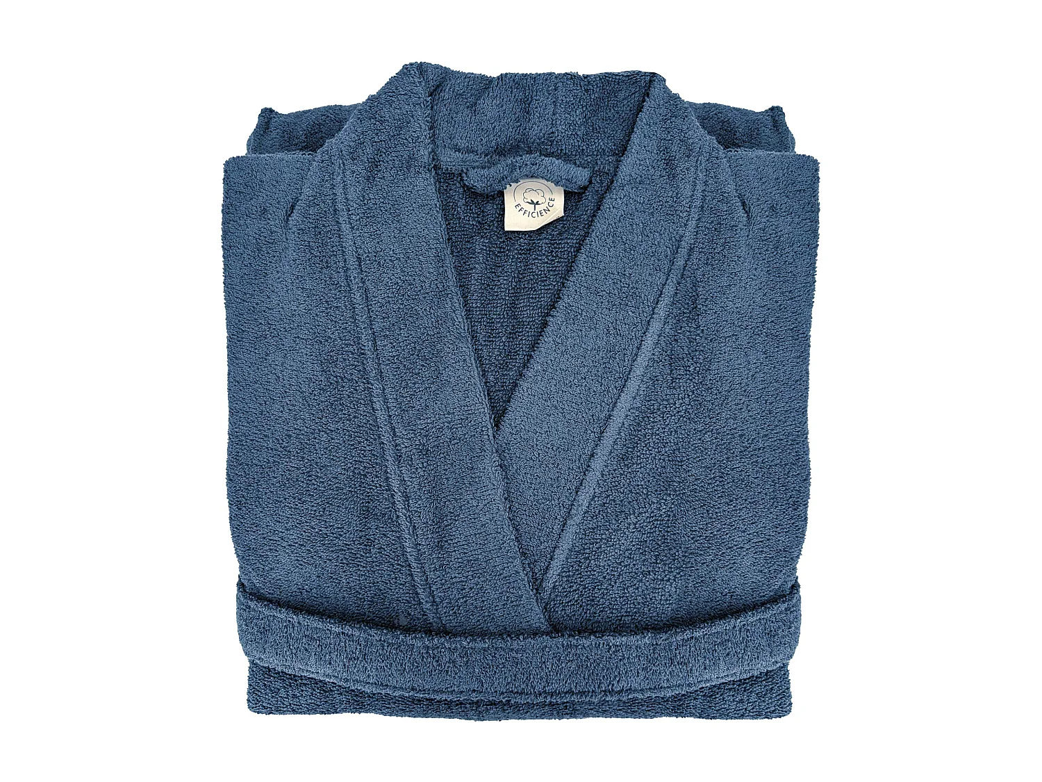 Peignoir kimono adulte EFFICIENCE PURE coton XXL bleu Pacific