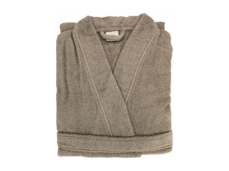 Peignoir kimono adulte EFFICIENCE PURE coton XL marron Roble