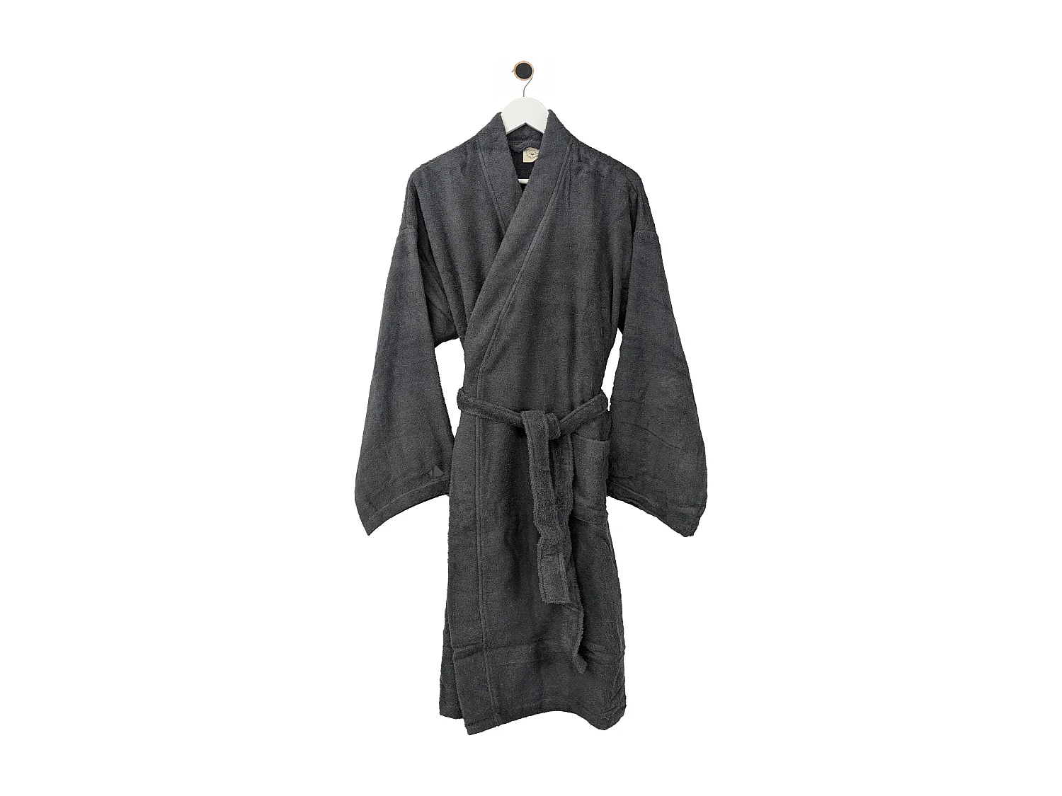 Peignoir kimono adulte EFFICIENCE PURE coton XXL noir Iron