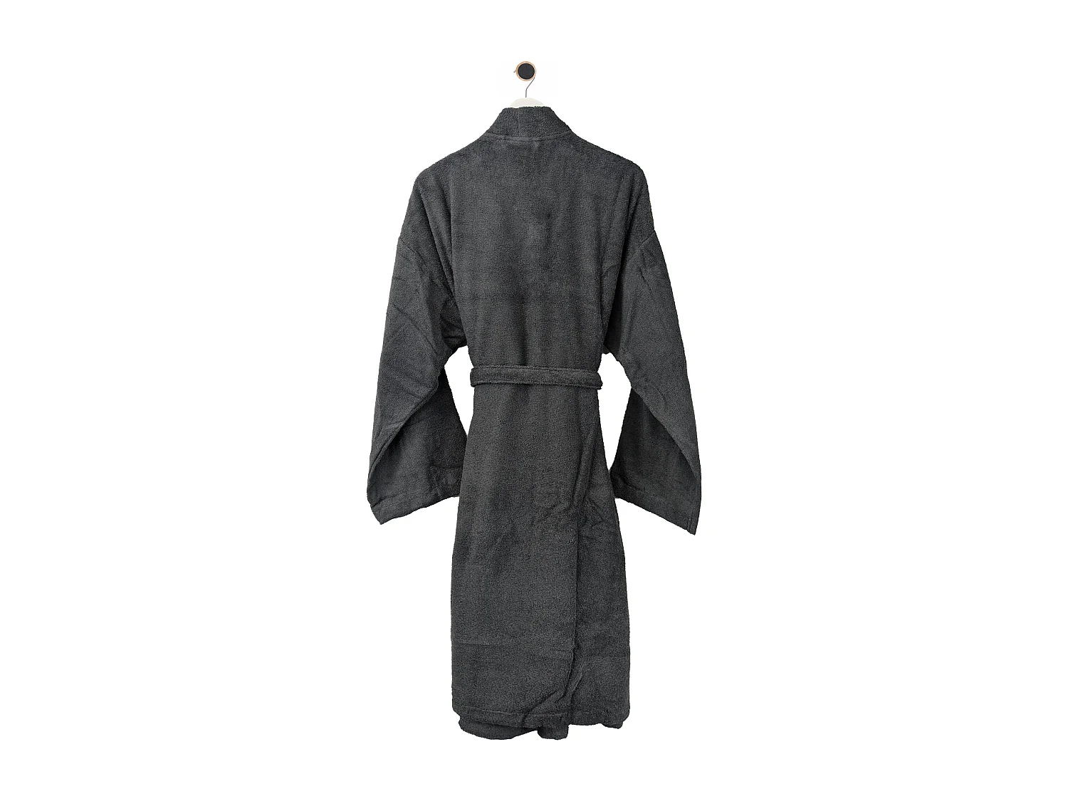 Peignoir kimono adulte EFFICIENCE PURE coton XXL noir Iron