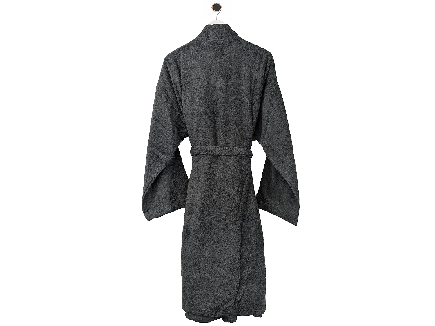 Peignoir kimono adulte EFFICIENCE PURE coton XXL noir Iron