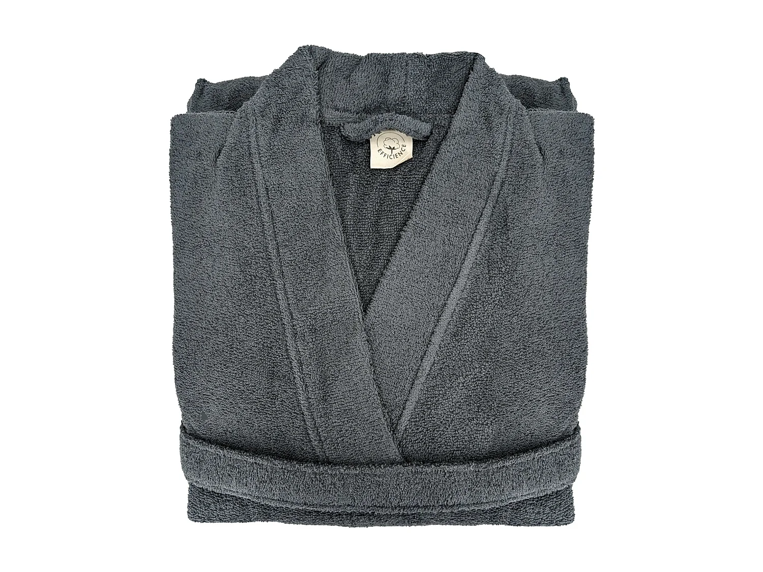 Peignoir kimono adulte EFFICIENCE PURE coton M noir Iron