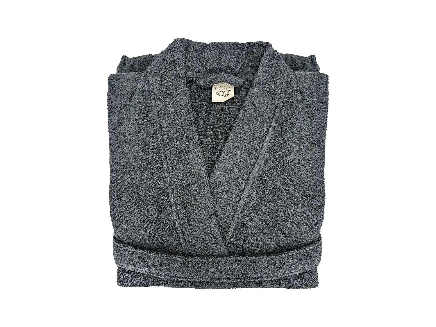 Peignoir kimono adulte EFFICIENCE PURE coton M noir Iron