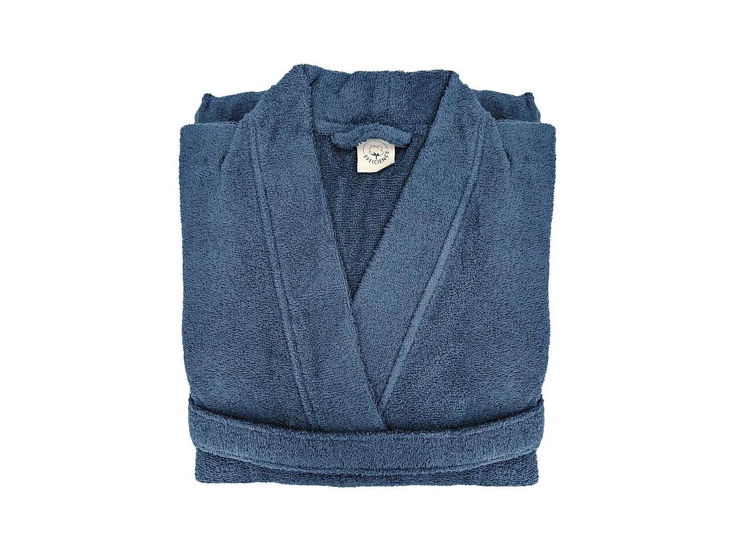 Peignoir kimono adulte EFFICIENCE PURE coton L bleu Pacific