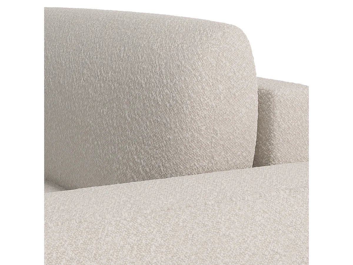 Canapé d'angle réversible convertible 3 places coffre Elancia mini Beige
