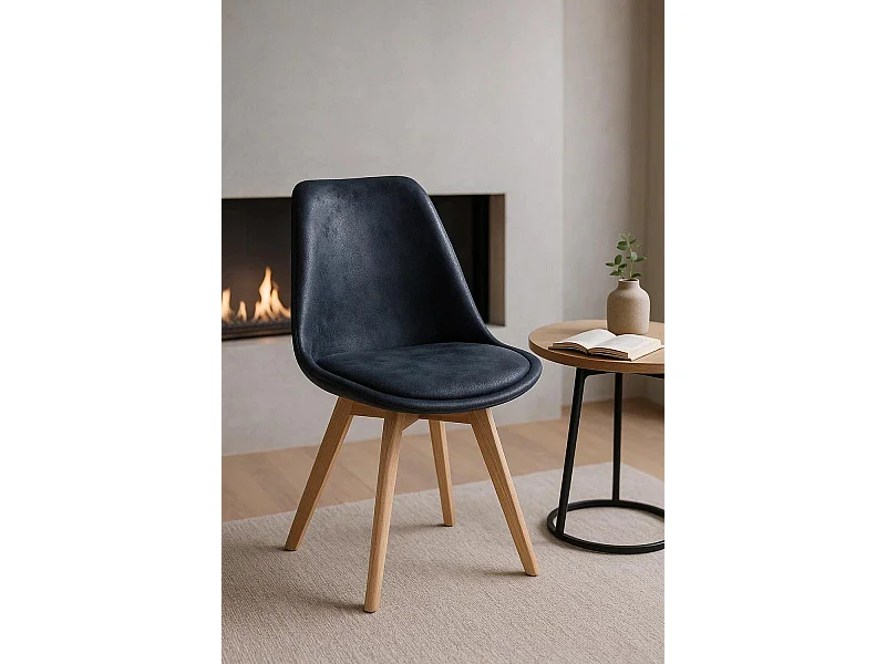 Sillas Comedor - Silla Synk Vintage - Negro