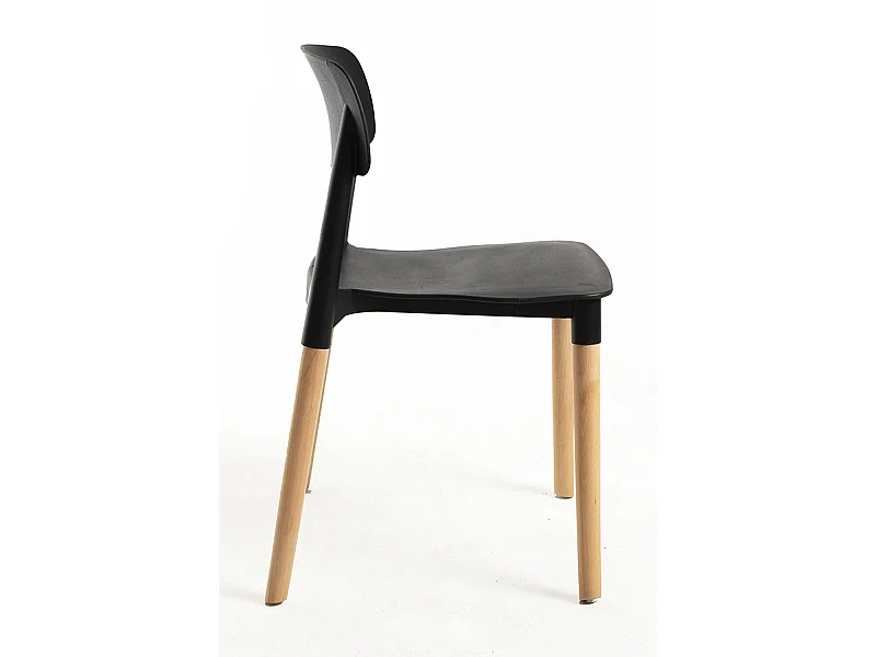 Packs Sillas Comedor - Pack 4 Sillas Estin - Negro