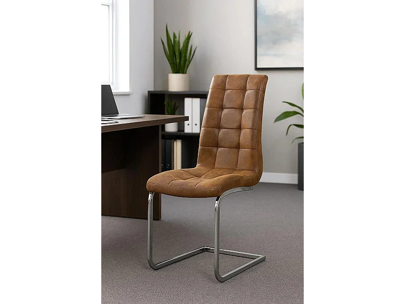 Sillas Comedor - Silla Bluy Vintage - Marrón